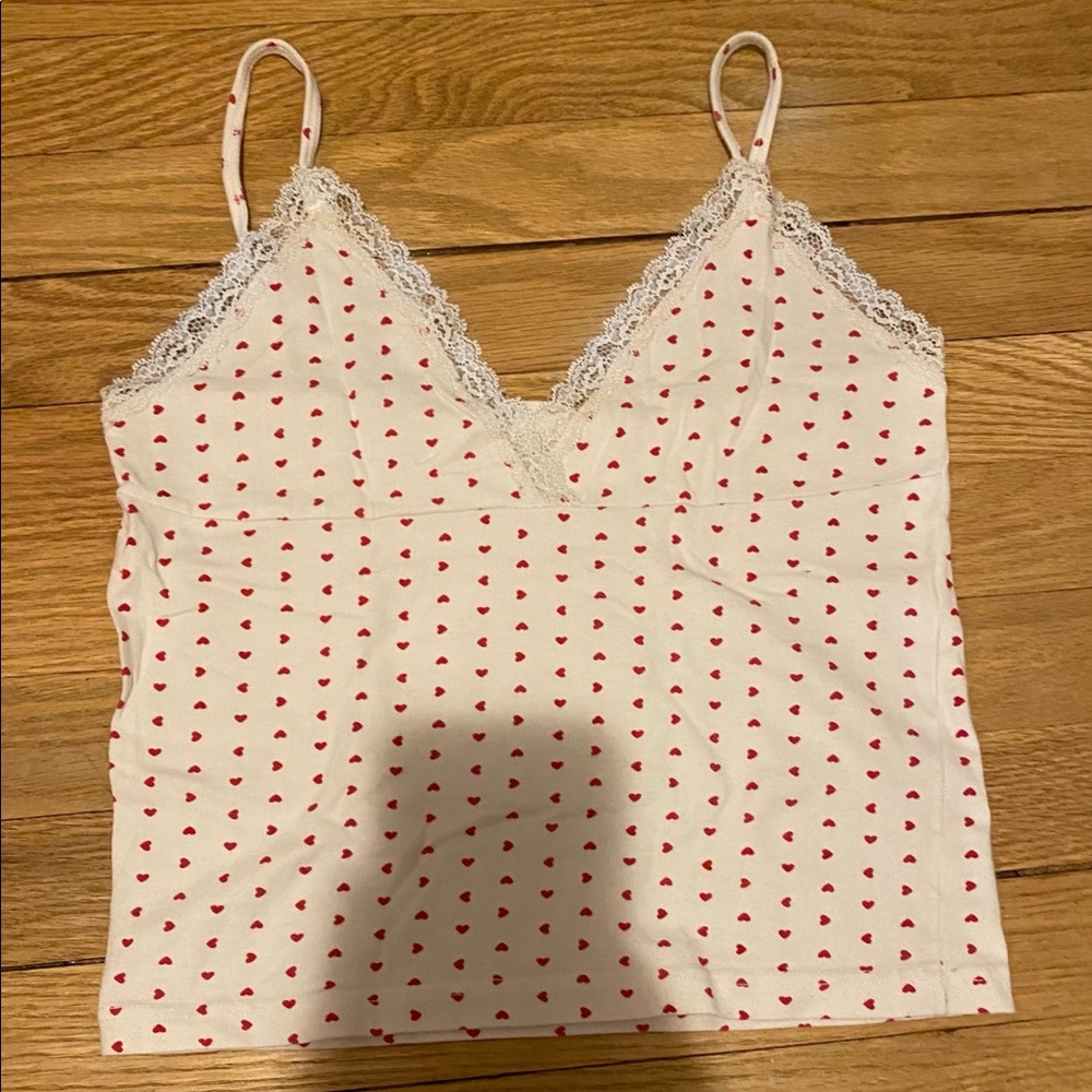 lace heart amara brandy melville tank